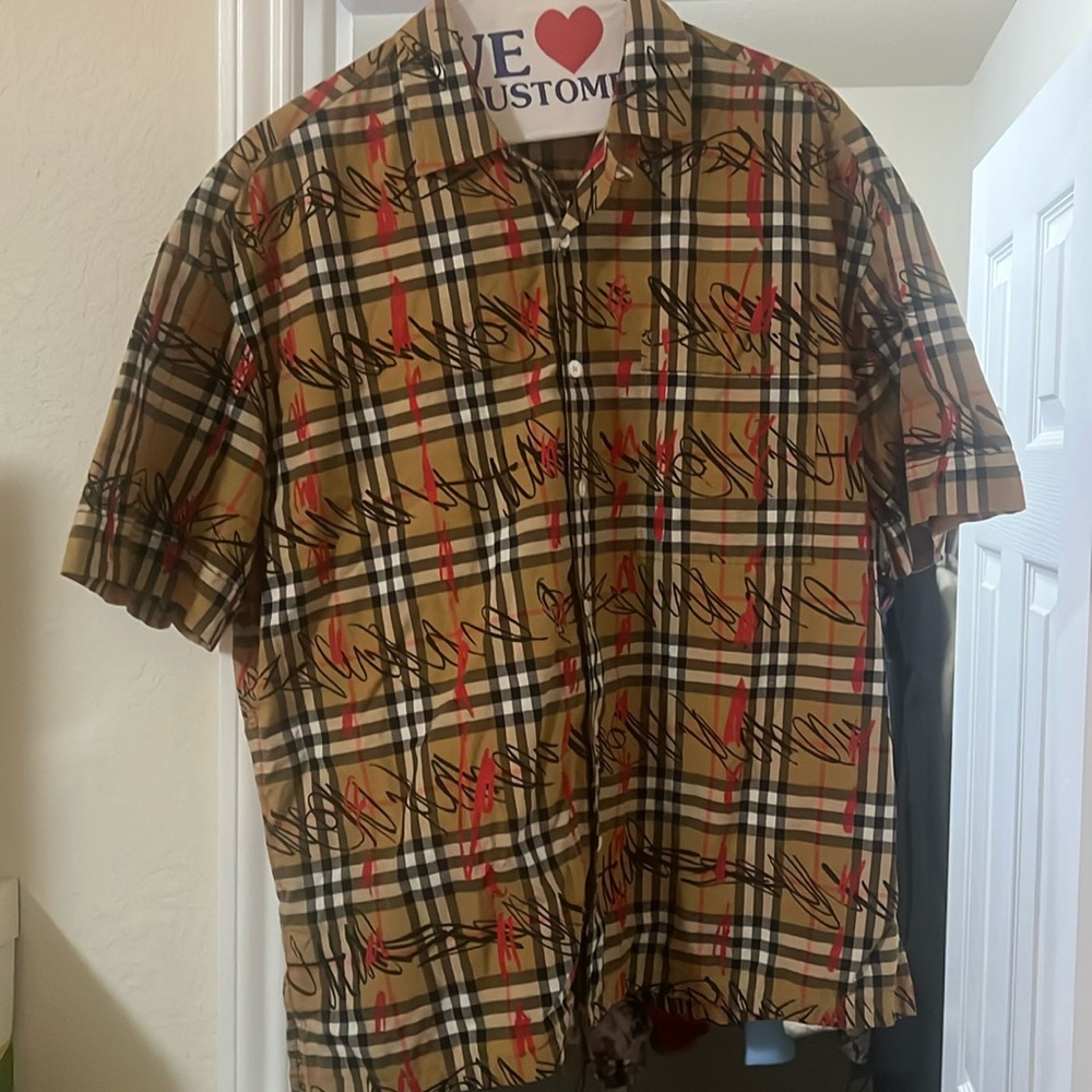 Burberry Button Down Shirt - image 1